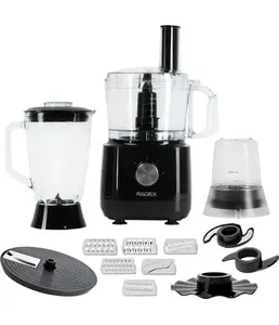 Кухонный комбайн 12 в 1 RAGEX R103, 1.2л, 1000Вт, цвет: 000 (черный) на скидке