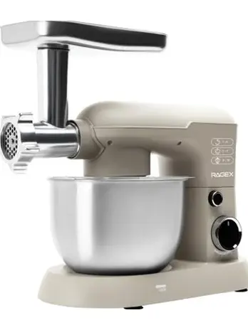 Кухонный комбайн 5 в 1 RAGEX R105, 4л, 1500Вт, цвет: 110 (бежевый)