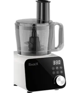 Кухонный комбайн 6 в 1 RAGEX R110, 2.5л, 1200Вт, цвет: 202 (светло-сер на скидке