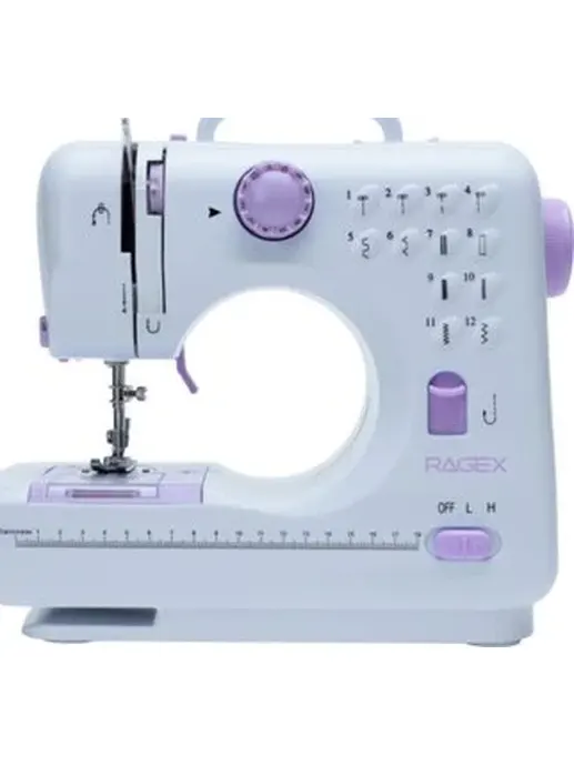 Швейная мини-машинка RAGEX R1101, цвет: 100 (белая)