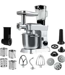 Кухонный комбайн 14 в 1 RAGEX R112, 4.5л, 1300Вт, цвет: 900 (серебрист на скидке