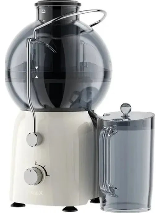 Электрическая соковыжималка RageX R1901-112, 1.2л, 1400Вт, парное моло