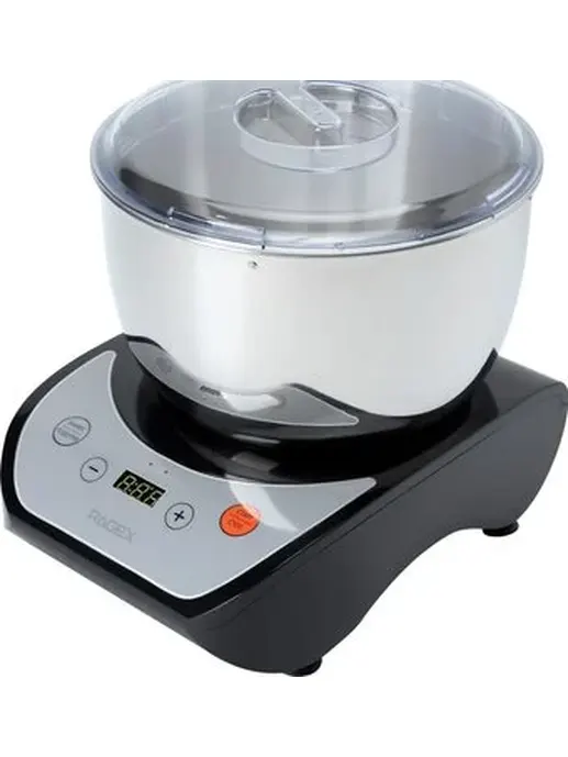 Тестомесильная машина RAGEX R2001, 5 л., 550 Вт, цвет: 000 (черная)