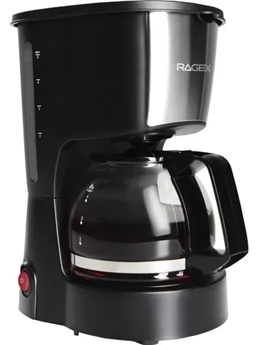 Капельная кофеварка RAGEX R402, 600мл, 600Вт, цвет: 000 (черная)