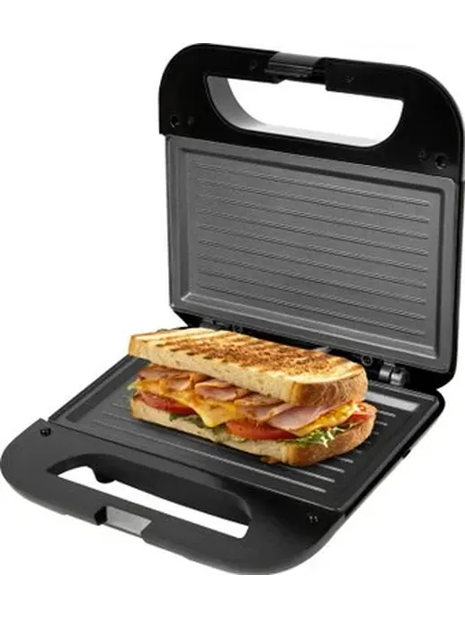 Электрическая сэндвичница RAGEX R731, гриль, 750Вт, цвет: 000 (черная)