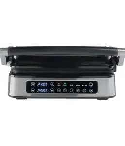 Электрический гриль RAGEX R782, 2000Вт, цвет: 900 (серебристый) на скидке