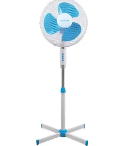 Вентилятор напольный Galaxy LINE GL 8110, белый с голубым на скидке