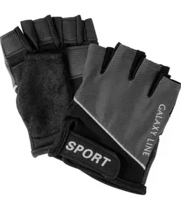 Перчатки для фитнеса Galaxy LINE GL1072, черный на скидке