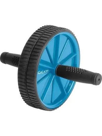 Ролик для пресса Galaxy GL1012, черный с голубым