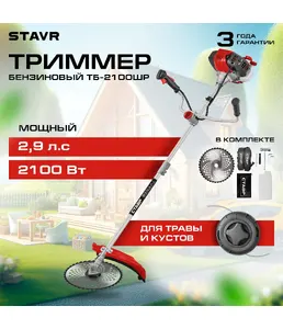 Ставр ТБ-1000ЛР (комплект 2уп) Триммер бензиновый на скидке