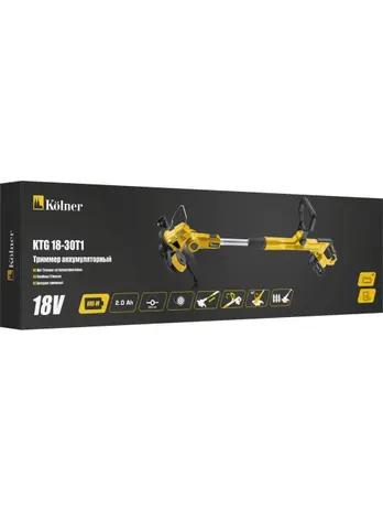 Триммер аккум. 18V UNI-M Standard, 300мм, Kolner KTG 18-30T1
