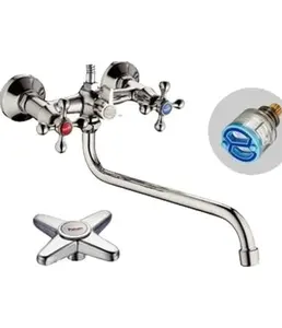 смеситель POTATO ванна 1/2 кер. P2265 крест №11 на скидке