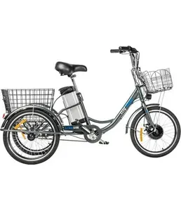 Электровелосипед MyWay Trike 500 20 15, графитовый, матовый на скидке