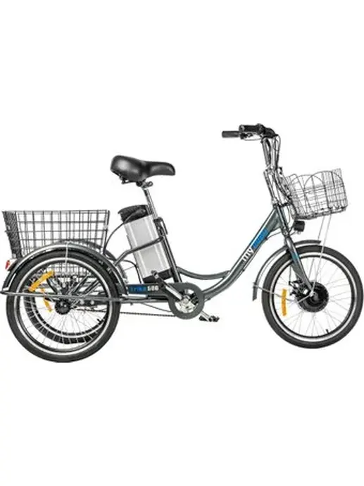 Электровелосипед MyWay Trike 500 20 15, графитовый, матовый