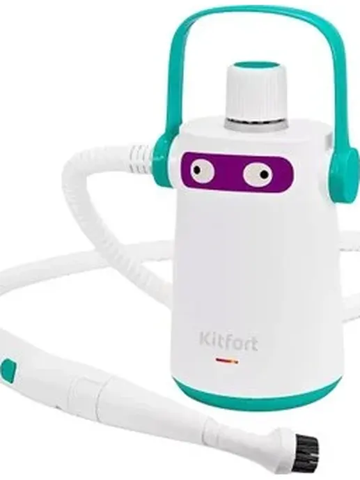 Пароочиститель KT-9109-3 (бело-бирюзовый)