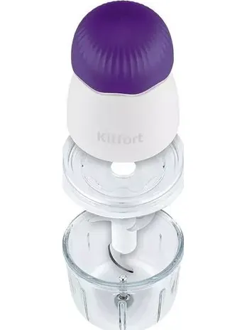 Измельчитель Kitfort KT-3064-1 (бело-фиолетовый)