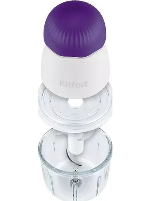 Измельчитель Kitfort KT-3064-1 (бело-фиолетовый)