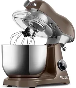 Цельнометаллический планетарный миксер Kitfort KT-4408 на скидке