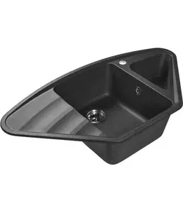 LEX HARUNA 950 BLACK мраморная мойка на скидке