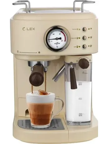 LEX LXCM 3504-1, кофеварка с капучинатором