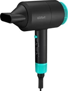 Фен KITFORT KT-3228-3 (черно-бирюзовый)
