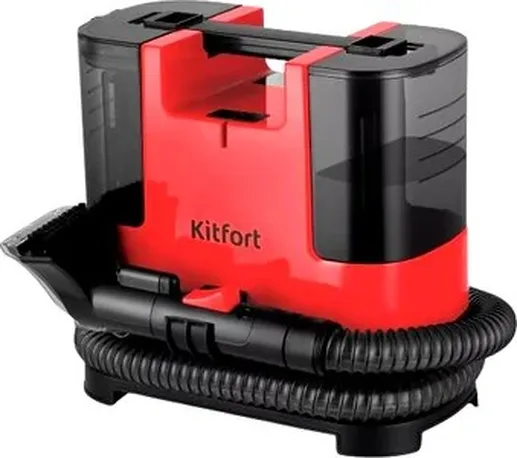 Моющий пылесос KITFORT KT-5162-1 (черно-малиновый)