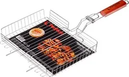 Мангал-барбекю складной с решеткой, 35х27х23 см, сталь, PERFECTO LINEA