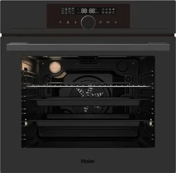 Встраиваемый электрический духовой шкаф Haier HOX-FP5AGG Graphite