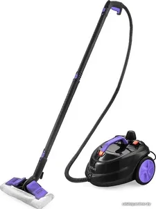 Пароочиститель Kitfort KT-9104-1 (черно-фиолетовый) на скидке