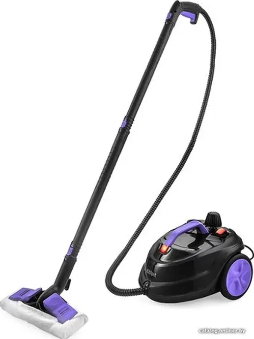 Пароочиститель Kitfort KT-9104-1 (черно-фиолетовый)