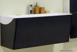Тумба для умывальника ОНДИКА 100, Акватон, 1A163701ODG20, графит на скидке