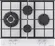 LEX GVG 644 T WH газовая панель