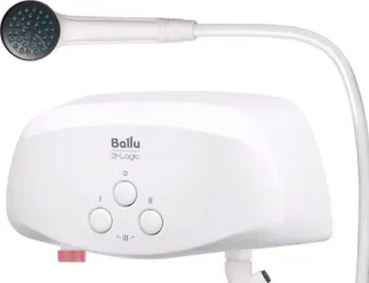 Водонагреватель проточный Ballu 3-logic SE TS (5,5 kW) - кран+душ