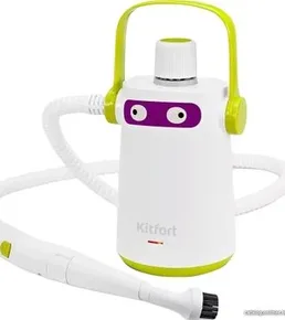 Пароочиститель Kitfort KT-9109-2 (бело-салатовый) на скидке