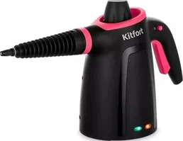 Пароочиститель Kitfort KT-9170-1 (черно-малиновый) на скидке