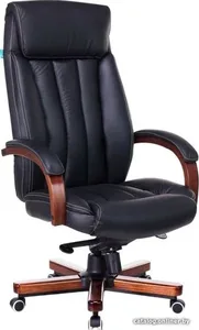 Кресло офисное Бюрократ T-9922WALNUT/BLACK на скидке