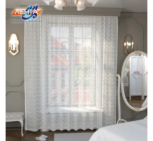 Штора, арт.Т670ГК, (2,35м*2,55м Е563 белый-900003 4810137217181)