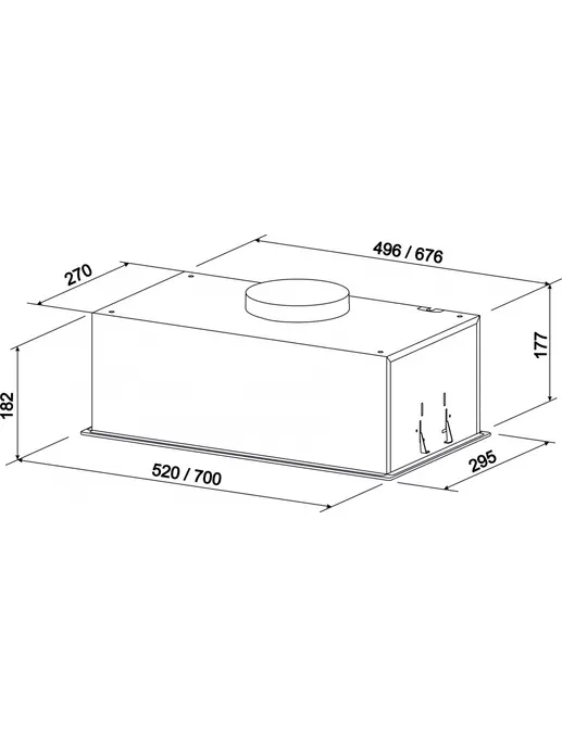 Вытяжка кухонная ZORG TECHNOLOGY Astra 750 52 S черная