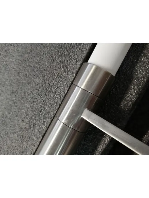 Смеситель OMOIKIRI Kanto-BN-WH нержавеющая сталь/белый