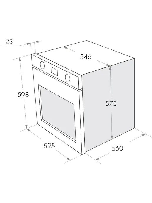 Шкаф духовой электрический MAUNFELD MEOFE.676RWAS.TM