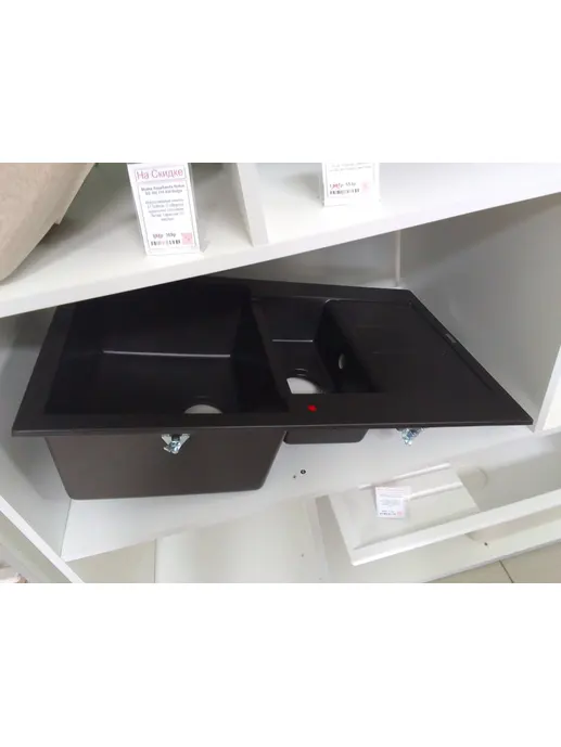 Мойка AquaSanita Tesa SQT 151 601 AW black metallic