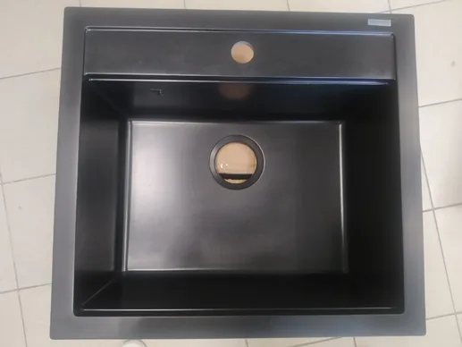 Мойка AquaSanita Quadro SQQ 100 601 W black metallic