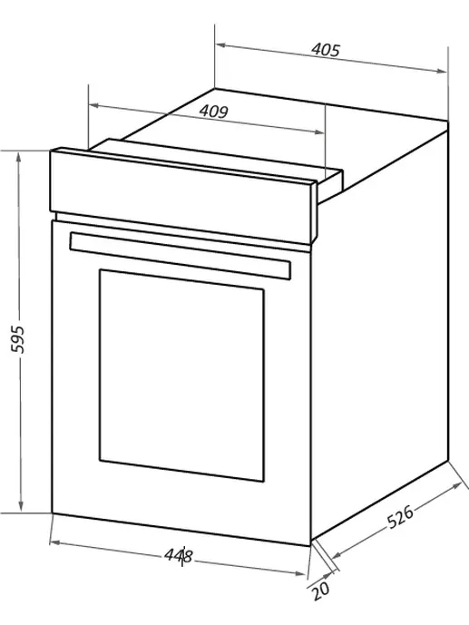 Электрический духовой шкаф MAUNFELD EOEC516S