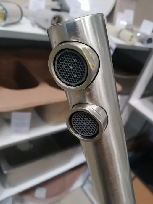 Смеситель AquaSanita Akvaduo 2663 L 002 nickel