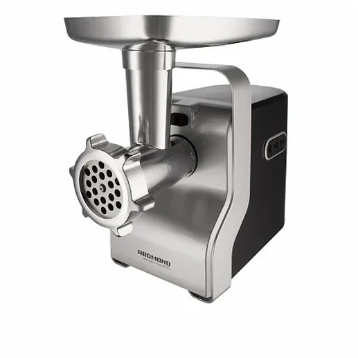 Мясорубка REDMOND RMG-1230-7, Черный/серебро