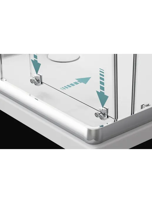 Душевой уголок Radaway Premium Plus A 90x90x170 стекло коричневое