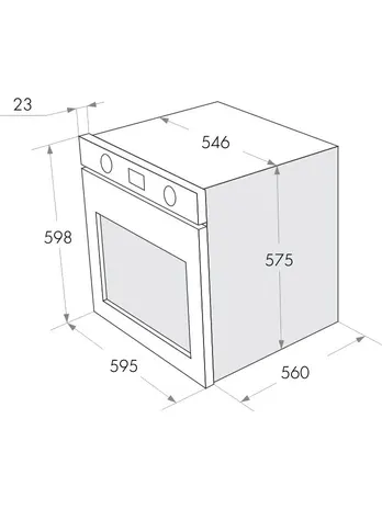 Шкаф духовой газовый MAUNFELD MGOG.673W