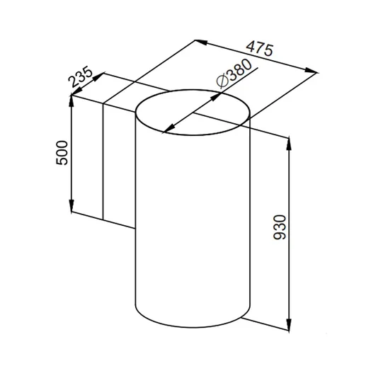 Кухонная вытяжка MAUNFELD Lee Wall (sensor) 39 белый