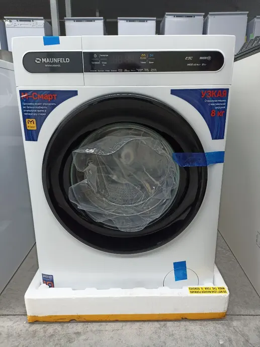 Стиральная машина c инвертором MAUNFELD MFWM148WH01 (Китай)