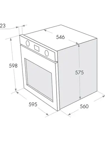 Шкаф духовой газовый MAUNFELD MGOG.673B